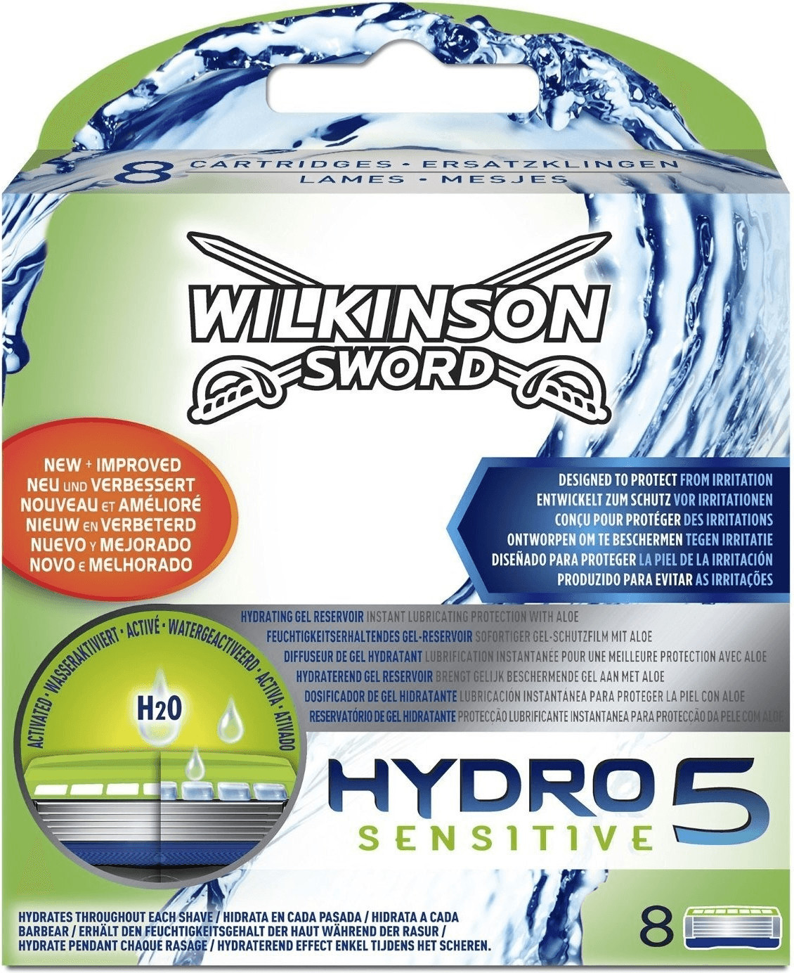 Wilkinson Hydro 5 Sensitive Razor Blades (8 pcs.)