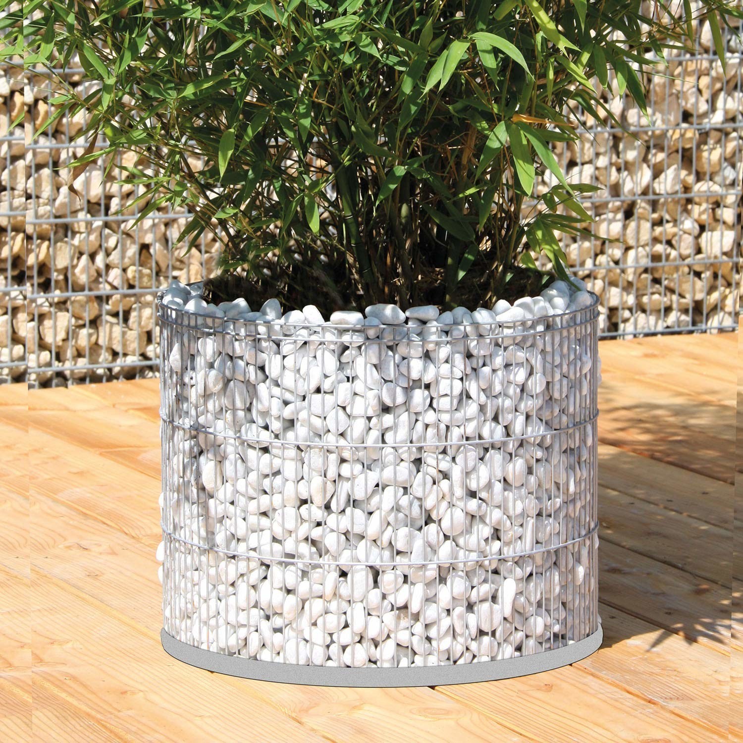 Bellissa Colonne ronde en gabion Ø 40 cm