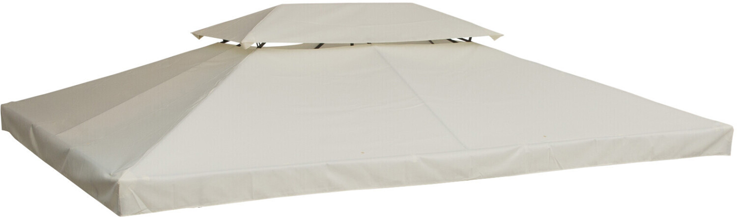 Outsunny Ersatzdach Pavillon 3 x 4 m creme ab 47,90 € Preisvergleich