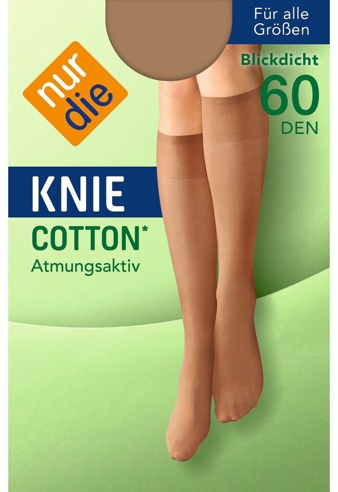 Nur Die Knee socks Cotton Sensation brown (614951-230)