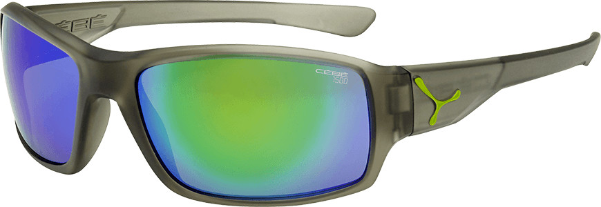 Cébé Haka M CBHAKA6 (matt translucide grey/Cébé 1500 with green flash mirror)