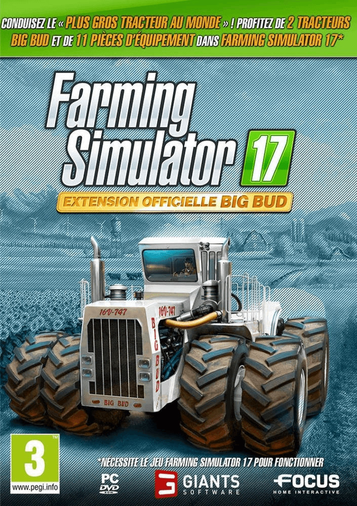 Farming Simulation 17 : extension officielle Big Bud (extension) (PC)