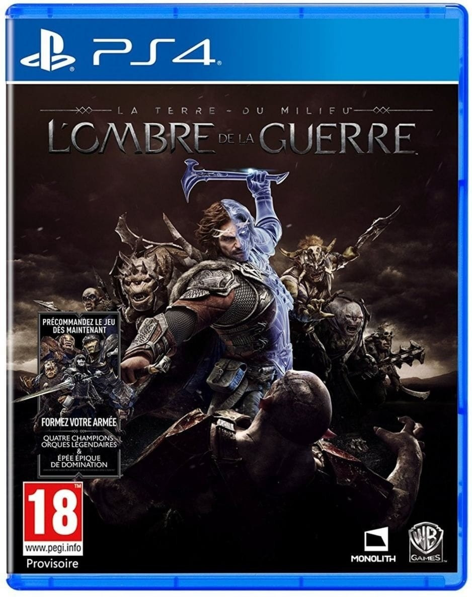 La Terre du Milieu : l'ombre de la guerre (PS4)