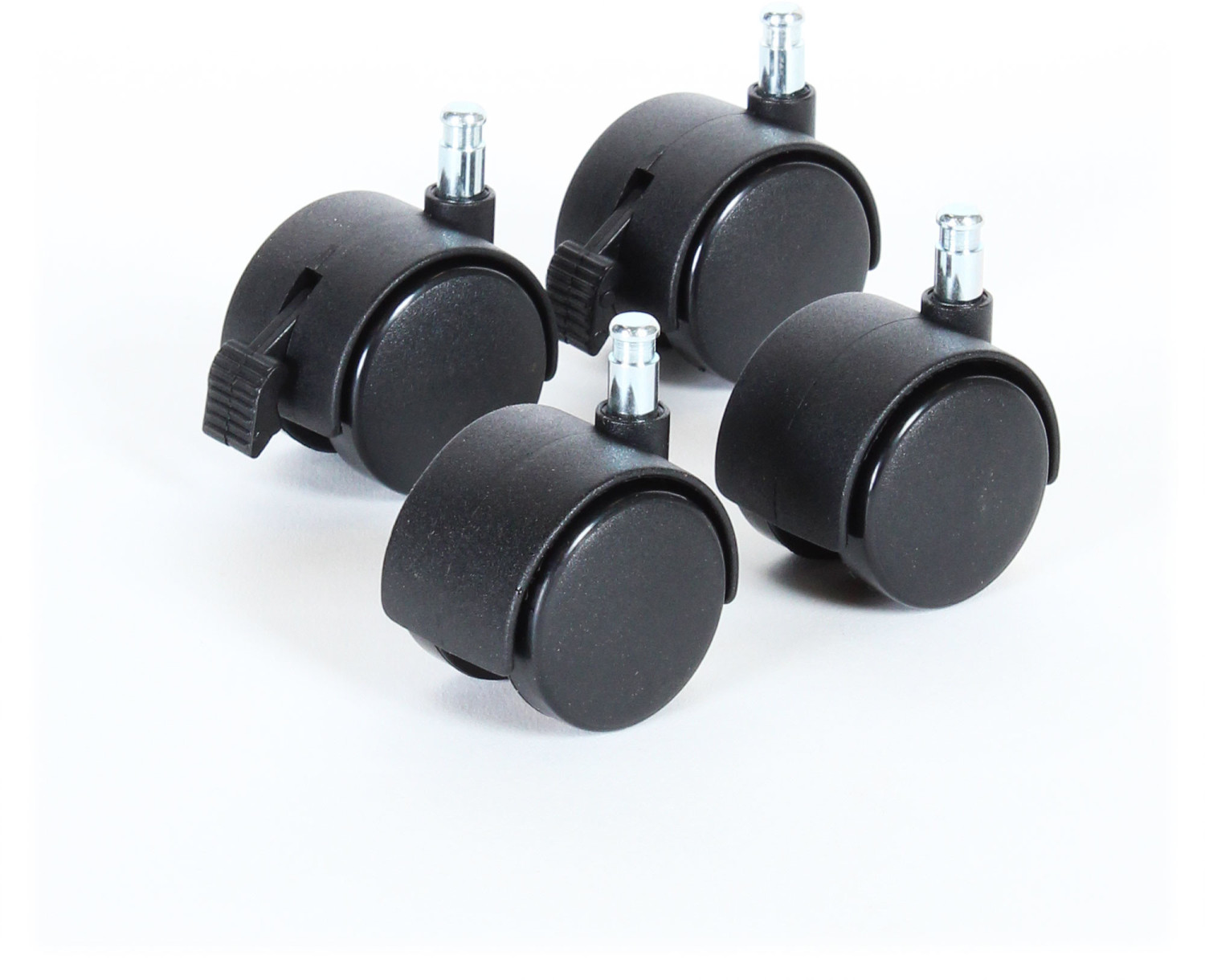 Babybay Roulettes pour Original/Midi noir (x4)