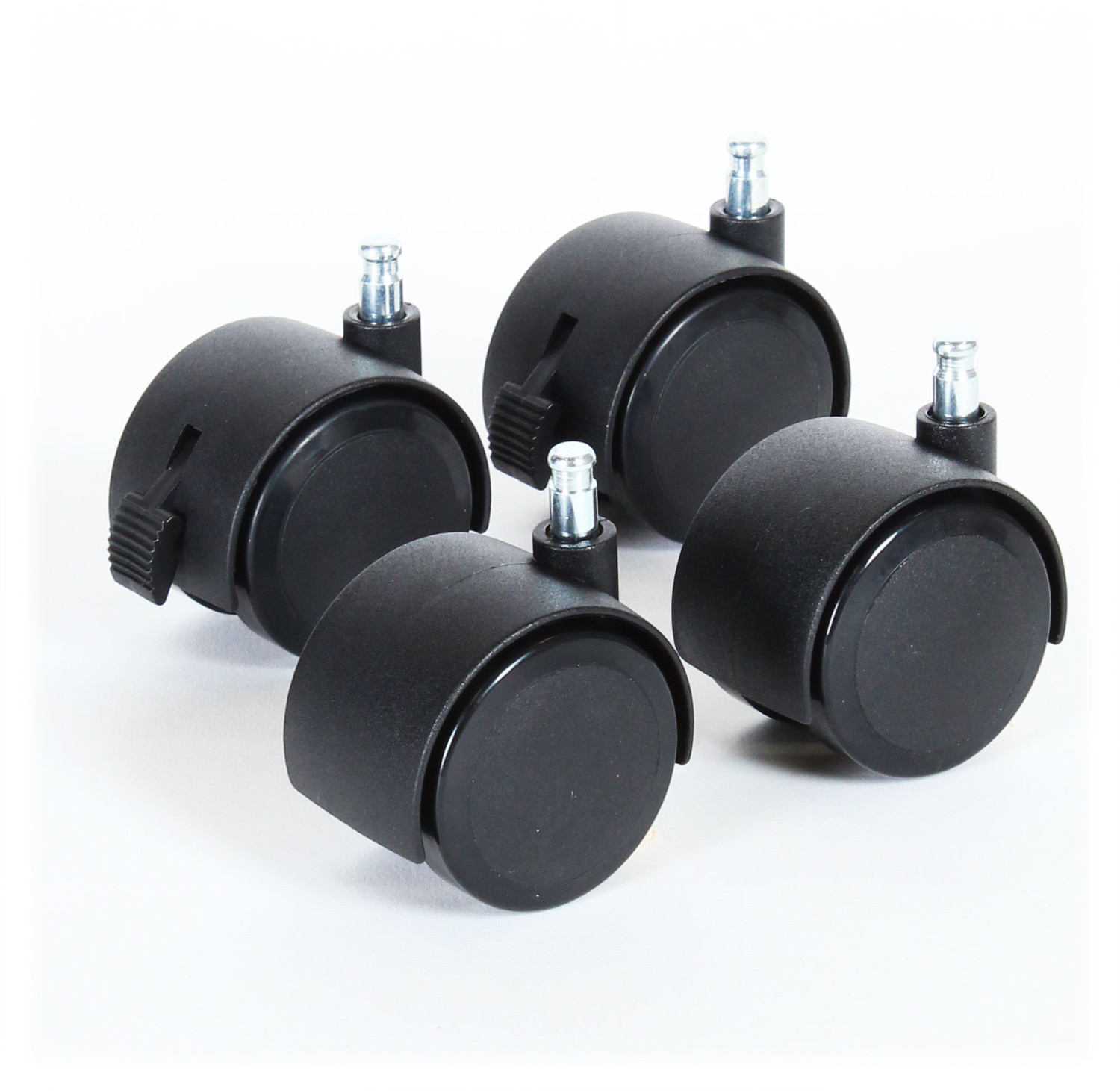 Babybay Set de roulettes pour parquet Original/Midi noir