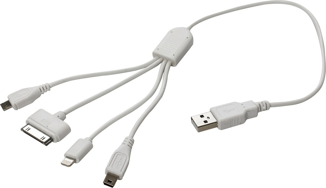 Eufab Câble de charge USB universel 4 adaptateurs
