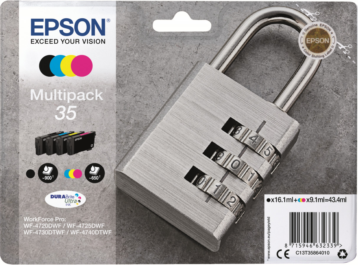 Epson 35 Multipack 4 couleurs (C13T35864010)