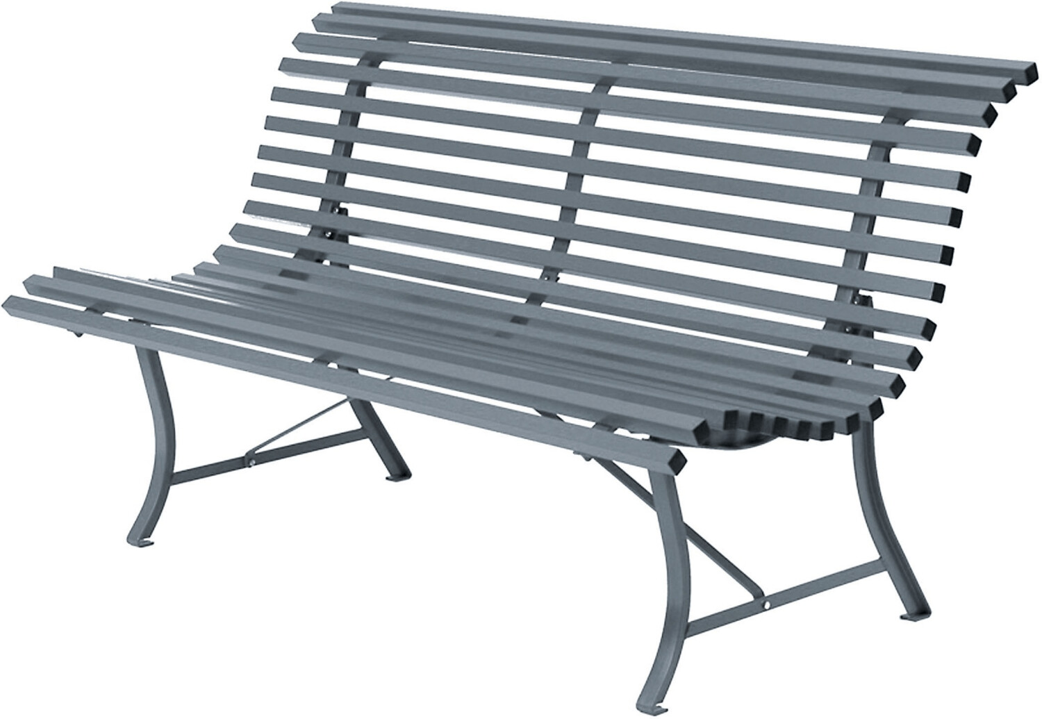 Fermob Banc Louisiane 150 cm gris orage