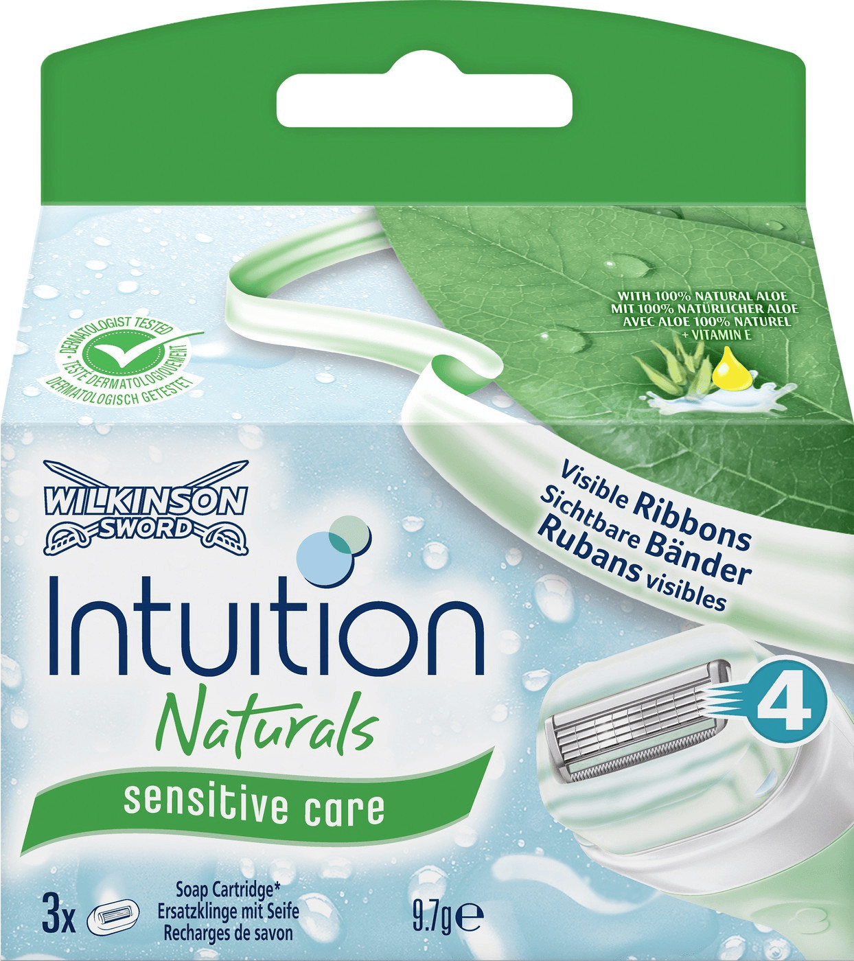 Wilkinson Lames de rechange Intuition Natural Sensitive Care