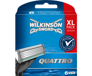 60 Wilkinson Quattro Titanium Sensitive Rasierklingen 15x 4er = 60er Klingen 