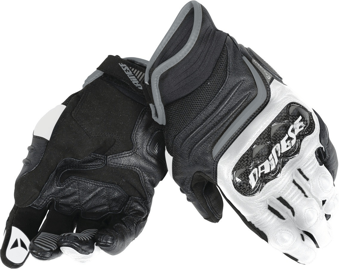 Dainese Gants Carbon D1 court noir/blanc/anthracite