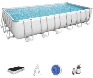 Bestway Power Steel Frame Pool Komplett Set 732 X 366 X 132 Cm Mit Sandfilteranlage 56475 Ab 1 299 00 Preisvergleich Bei Idealo De