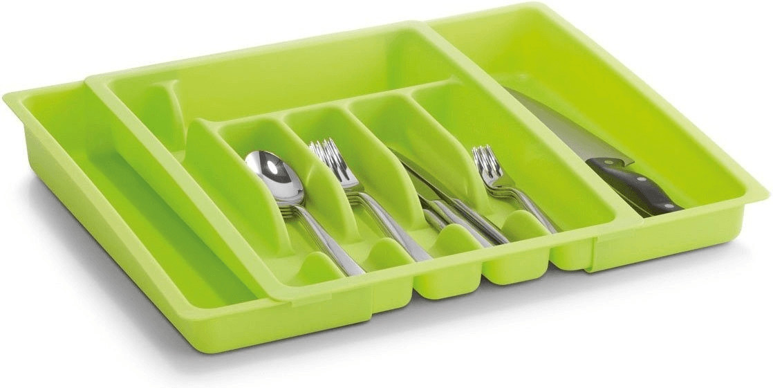 Zeller Range-couverts modulable vert