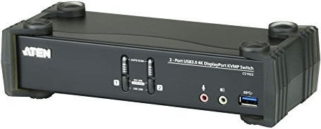 Photos - KVM Switch ATEN 2-Port USB 3.0 4K DisplayPort KVMP  (CS1922)