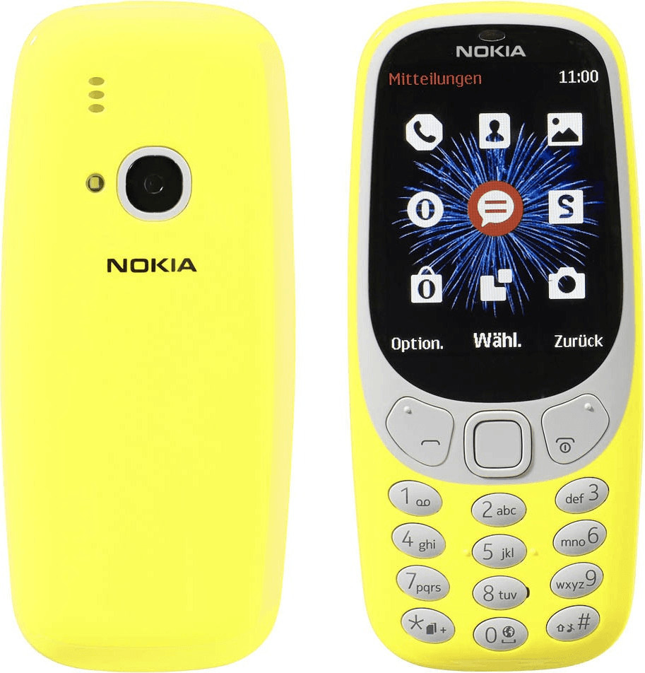 Preisvergleich bei 56,03 Nokia gelb ab (2017) € 3310 |