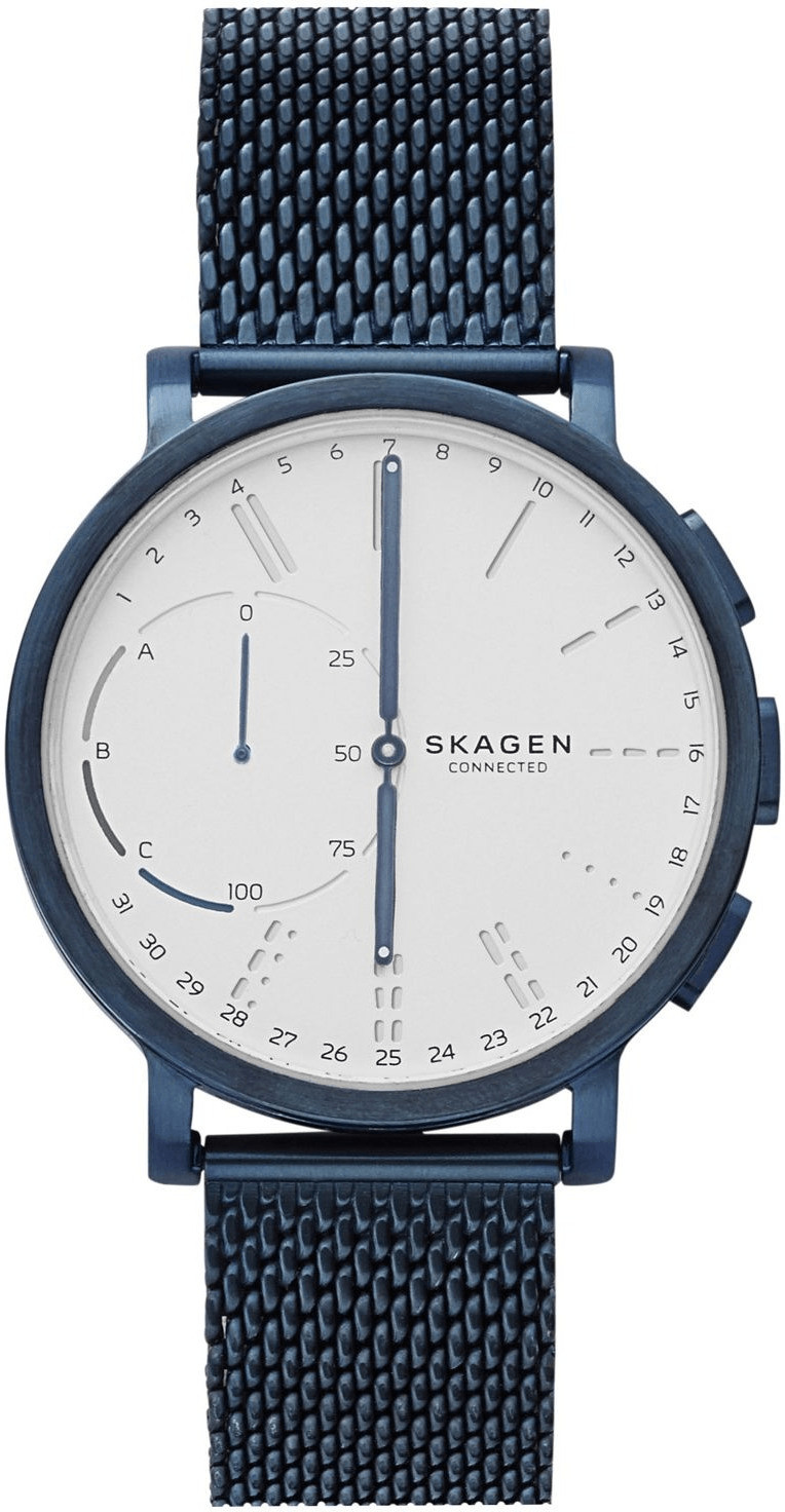 Skagen Connected bracelet milanais bleu