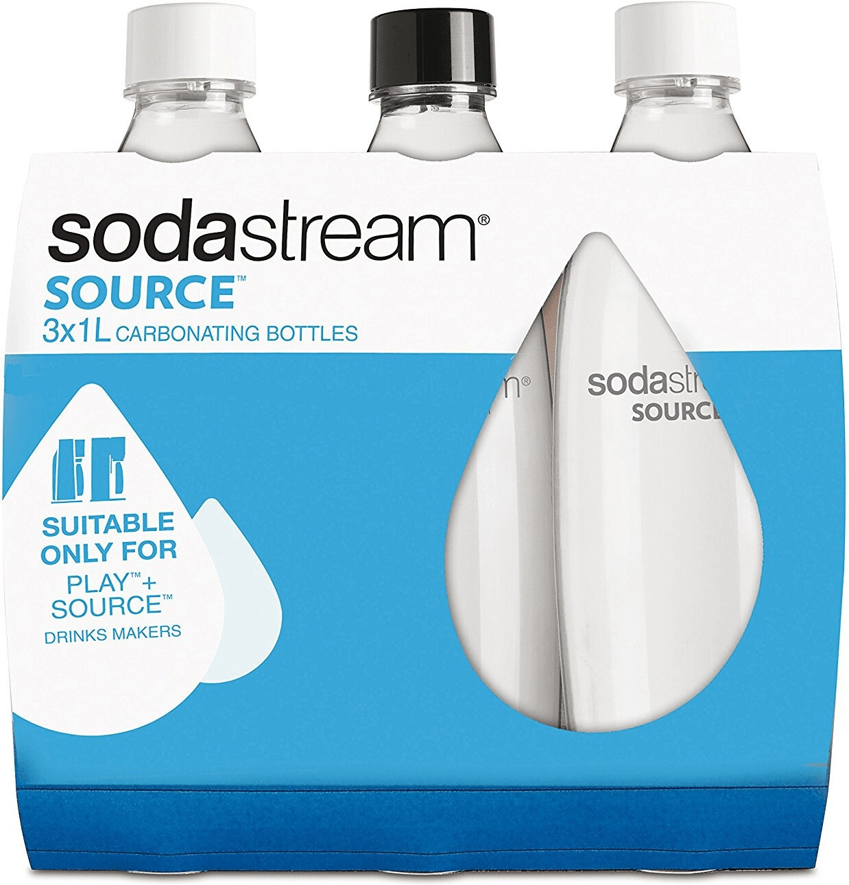 SodaStream PET-Bottle Source (3 x 1 L)