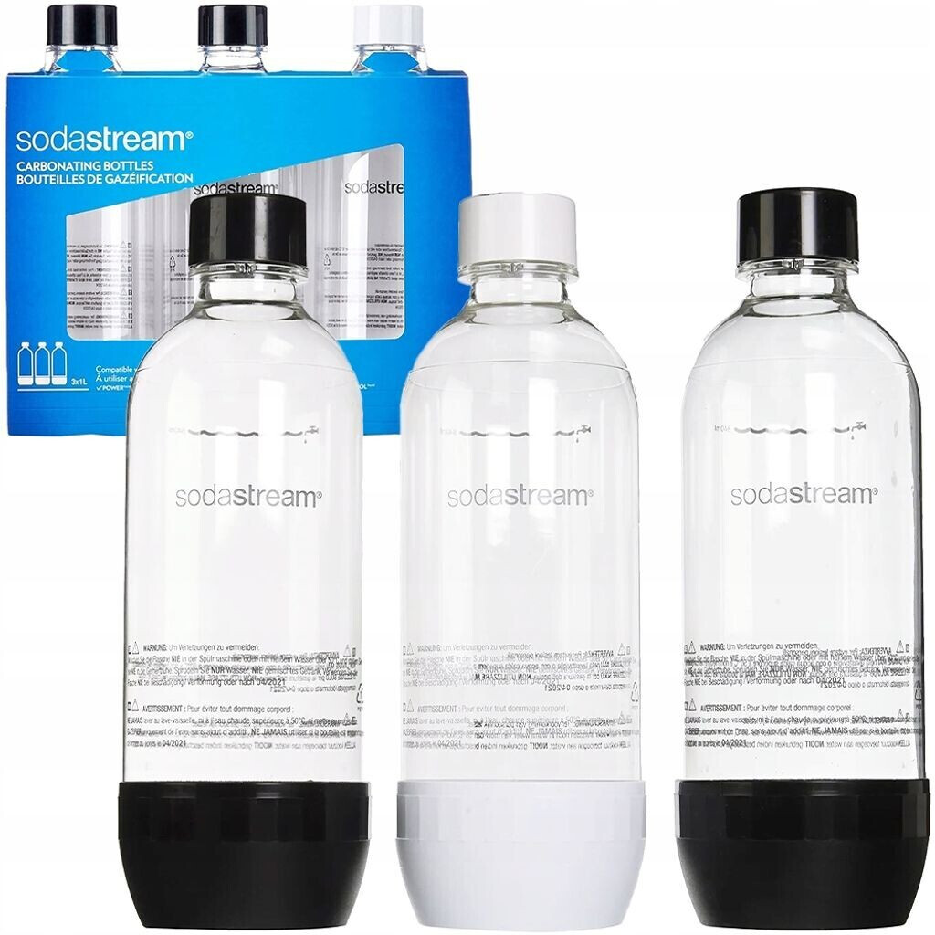 SODASTREAM Confezione 3 Bottiglie per Gasatore da 1 Lt - 2260525