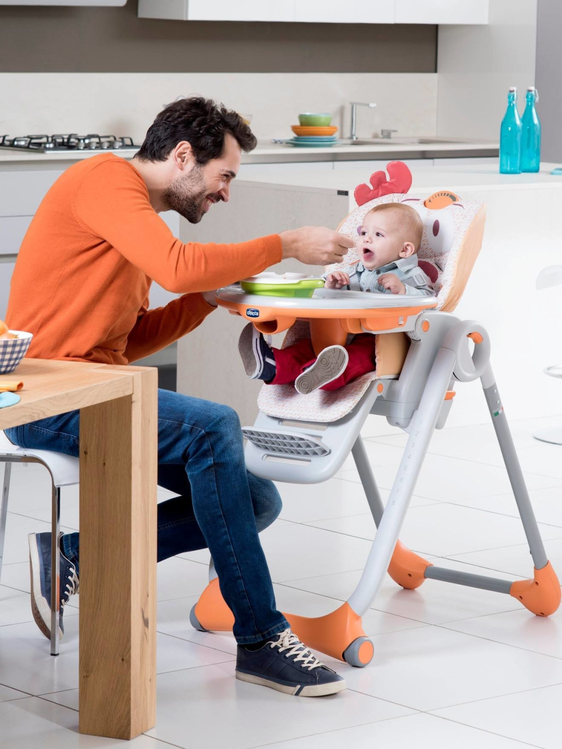Chicco polly 2 deals start happy silver