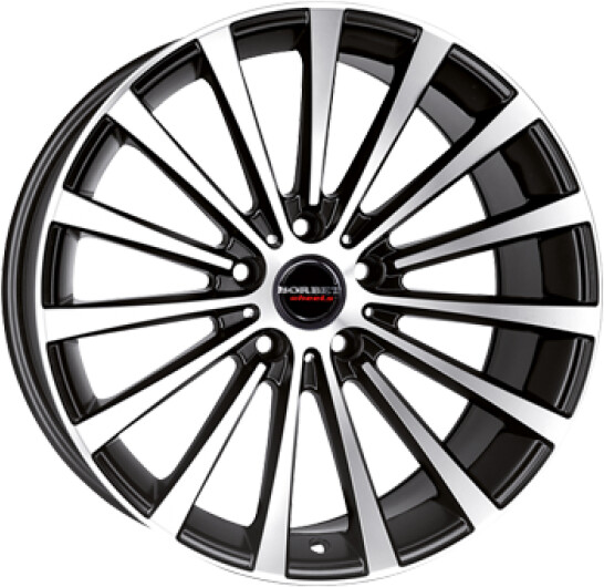 Borbet BLX (10x20) black polished
