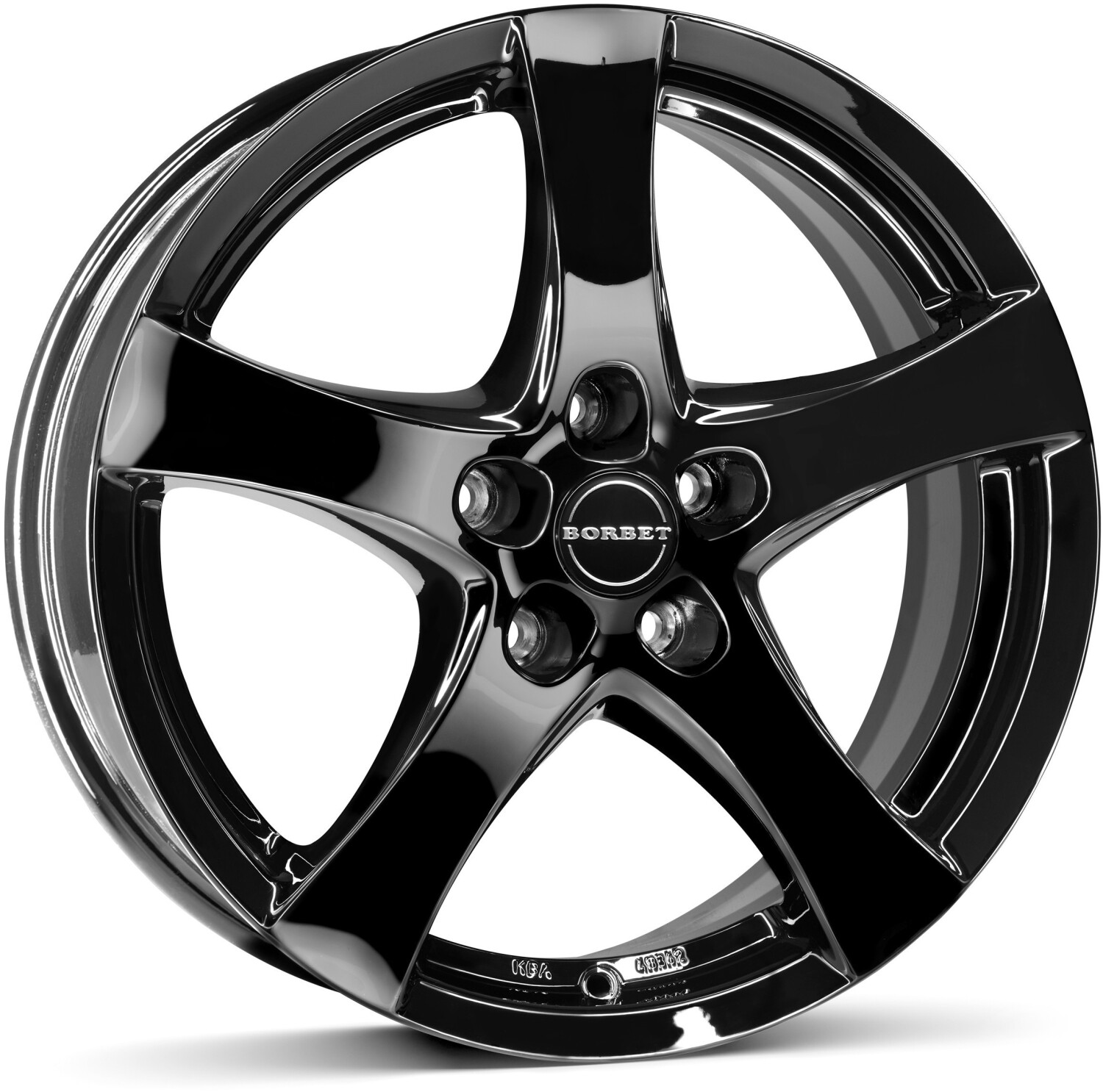 Borbet CWT Black Polished Glossy - 6x15 ET30 - LK5/112 ML66.5