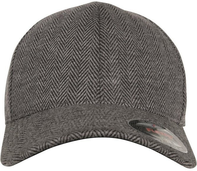 Flexfit 6277HM Heringbone Melange black/heather grey