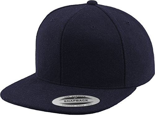 Flexfit 6689M Melton Wool Snapback navy