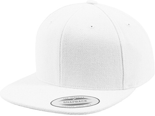Flexfit 6689M Melton Wool Snapback white