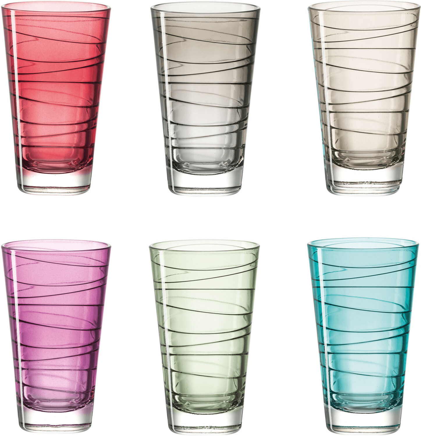 Leonardo Vario mug large colorful set of 6
