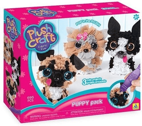 The Orb Factory PlushCraft 3D Puppy Pack