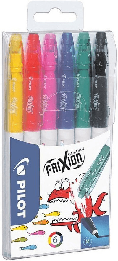 Pilot Simply Write Pochette de 6 feutres FriXion Colors