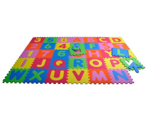 Spielmatte Puzzlematte Spielteppich Bodenpuzzle Alphabet EVA 36 tlg DE 