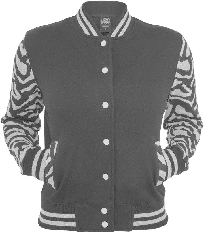 Urban Classics Ladies Zebra 2-Tone College Sweatjacket (TB468) royal/black