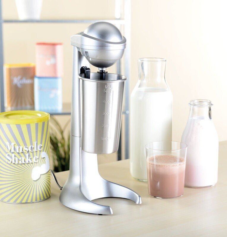 Rosenstein & Söhne Elektrischer Drink-Mixer mit Edelstahl-Becher, 65 Watt ab 27,99 € (Oktober 2026)