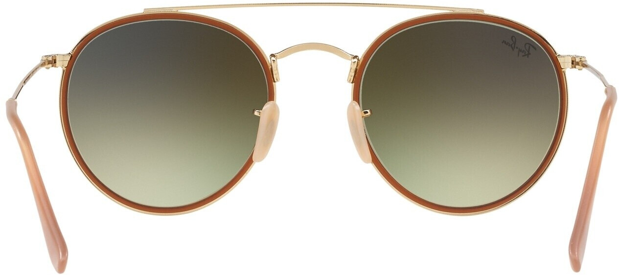 Ray ban round double bridge copper gradient flash top