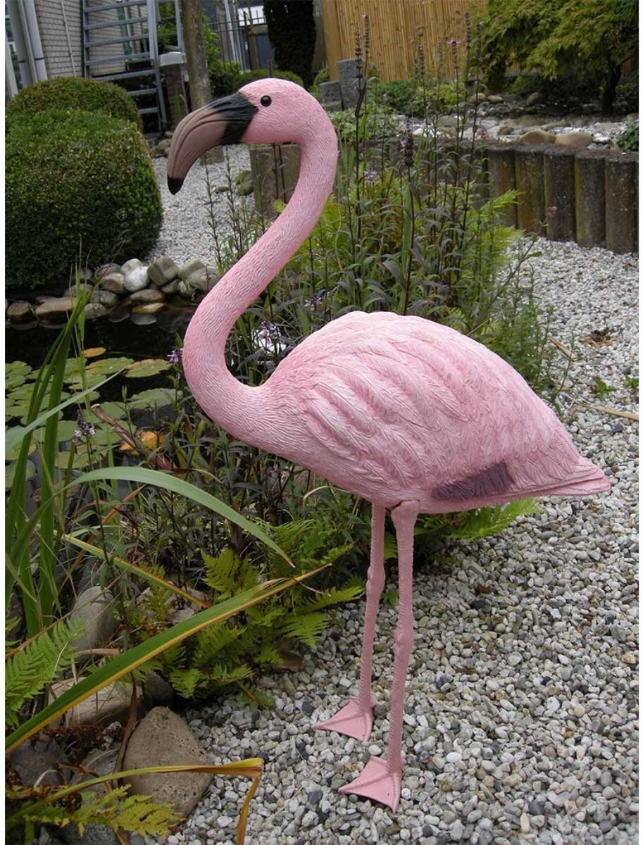 Ubbink Flamant rose décoratif 90 cm