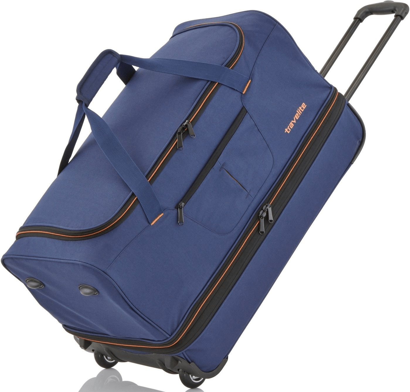 Photos - Travel Bags Travelite Basics Wheeled Travel Bag 55 cm marine  (96275)