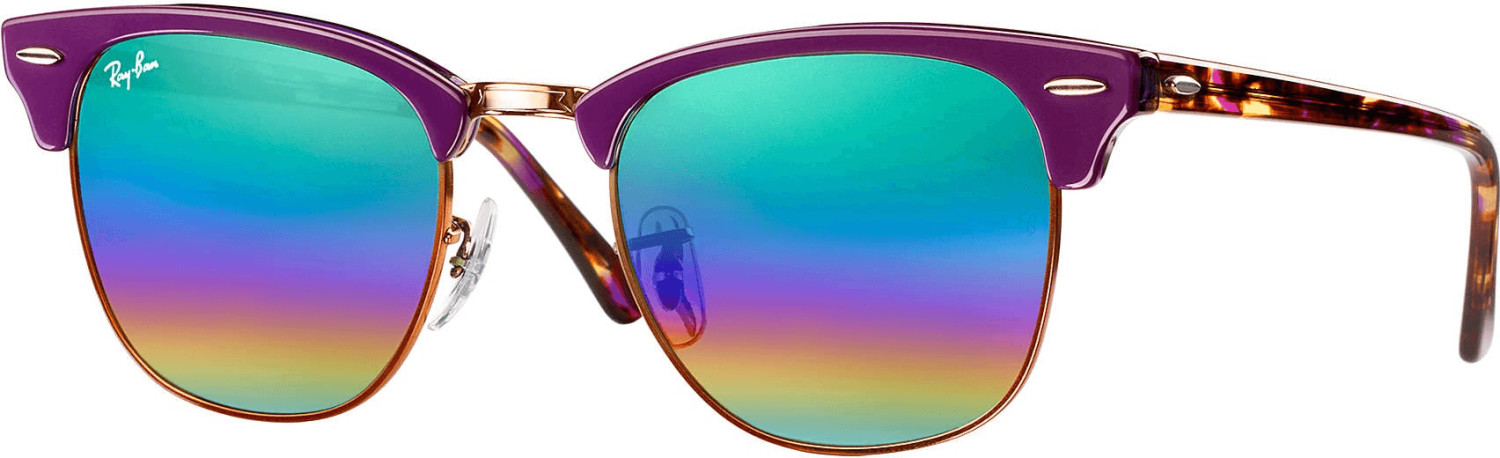 Buy Ray Ban Clubmaster Mineral Flash Lenses RB3016 from 121.18