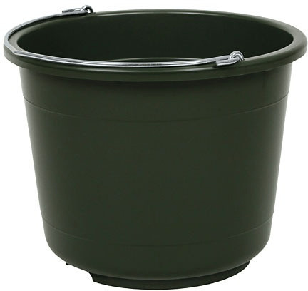 Kerbl Seau d'écurie Jumbo 20 L noir (29882)