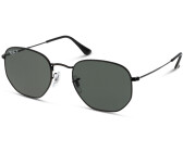 Ray ban sale esagonali neri