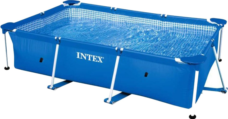 Intex Metal Frame Rectangular Pool - Filter Not Included (9 ' x 5' x 25")