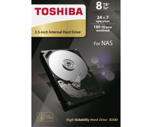 3,5-Zoll-SATA Retail HDWN180EZSTA Toshiba N300 hohe Zuverlässigkeit 8TB interne Festplatte