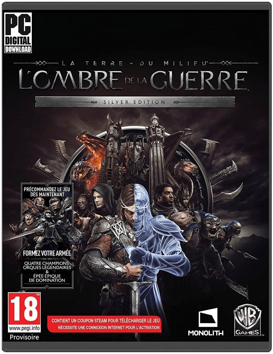 La Terre du Milieu : l'ombre de la guerre - édition Silver (PC)