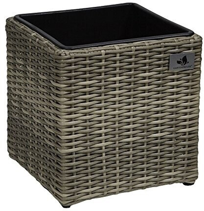 Gartenfreude Plant container Polyrattan 28x28cm