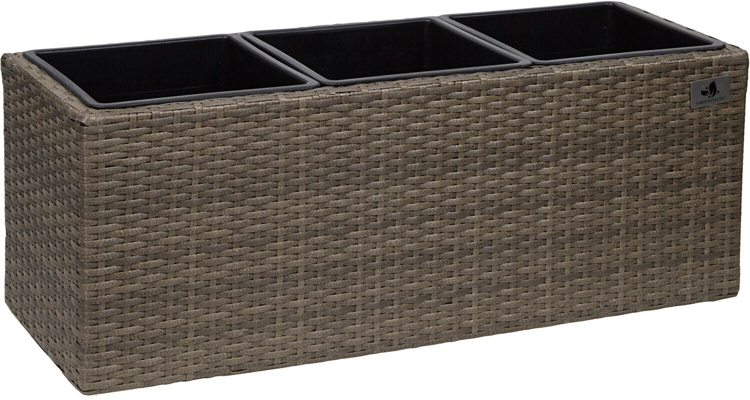 Gartenfreude Plant container Polyrattan 76x26cm