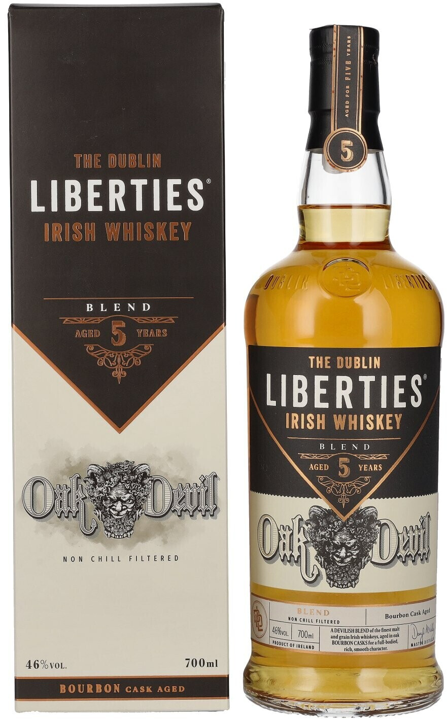 The Dublin Liberties Oak Devil 0,7 L 46 %