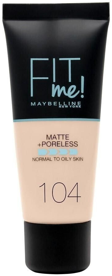 Gemey Maybelline Fit me! Matte + Poreless Make-up - 104 Soft Ivory (30ml)