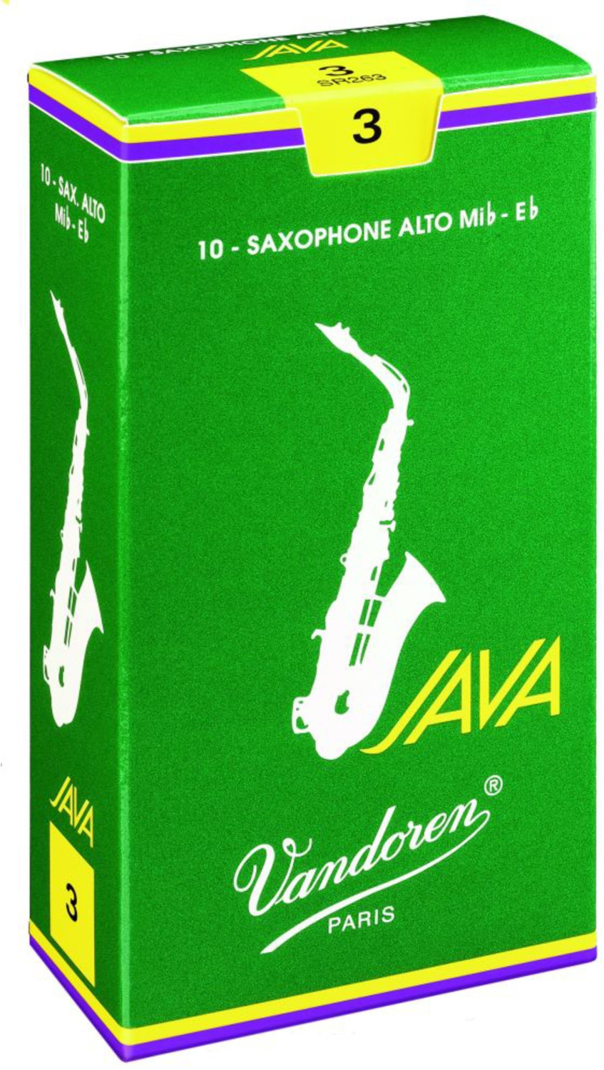 Vandoren Java Alto Saxophone Strenght 2,5 (10 pieces)