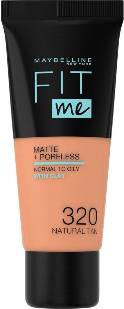 Gemey Maybelline Fit me! Matte + Poreless Make-up - 320 Natural Tan (30ml)