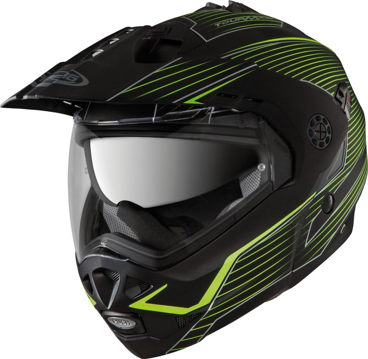 Caberg Tourmax Sonic noir mat/jaune fluo